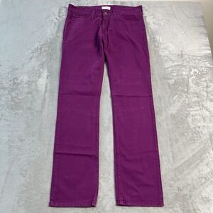 Bullhead Dillon Skinny Jeans Mens 33x32 Purple Stretch Denim Pants Y2K Skater